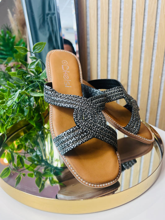 Valencia Sandal Pewter