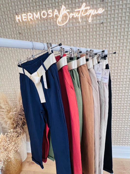 Belted magic Trousers