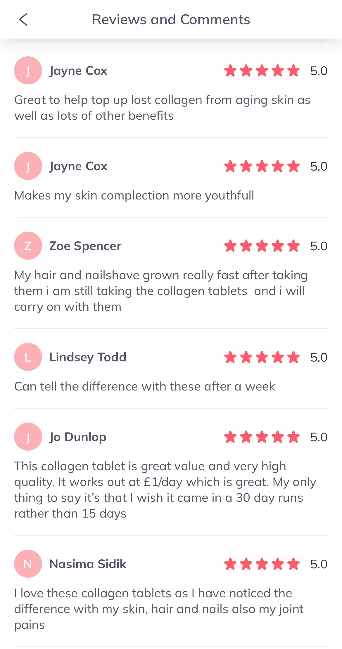 Collagen Supplements