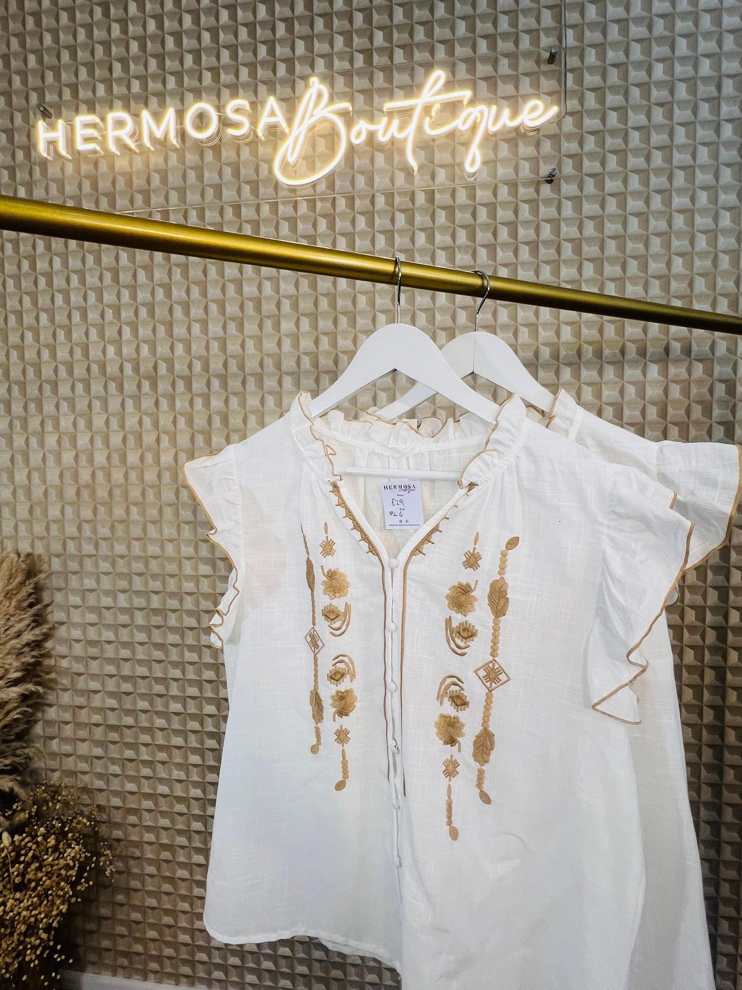 Linen Look Top