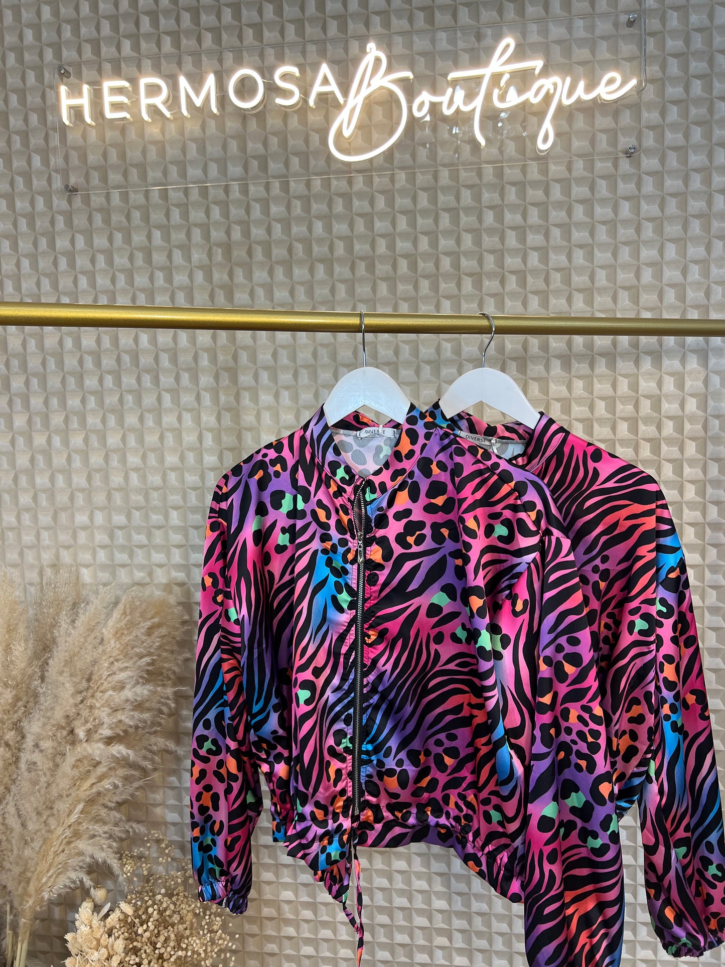Diverse Bright Bomber Jacket