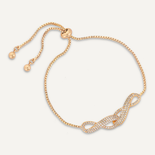 Kylie Crystal Drawstring Bracelet
