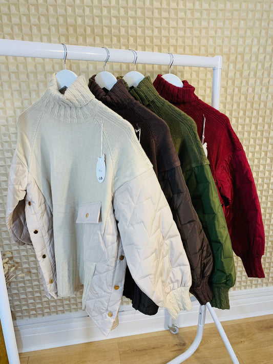 Quilted jumper