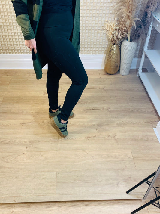 Black Fleece Leggings