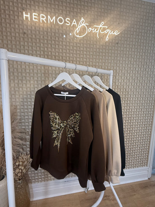 Animal Bow Sweater