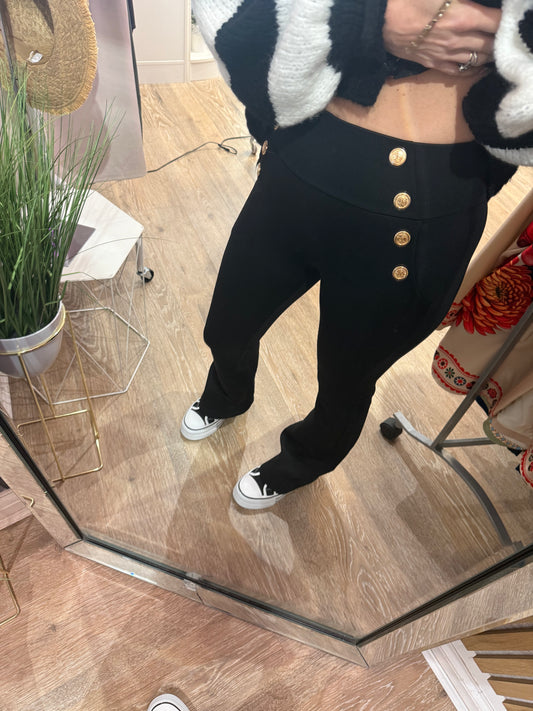 Gold Button You & Me Trouser