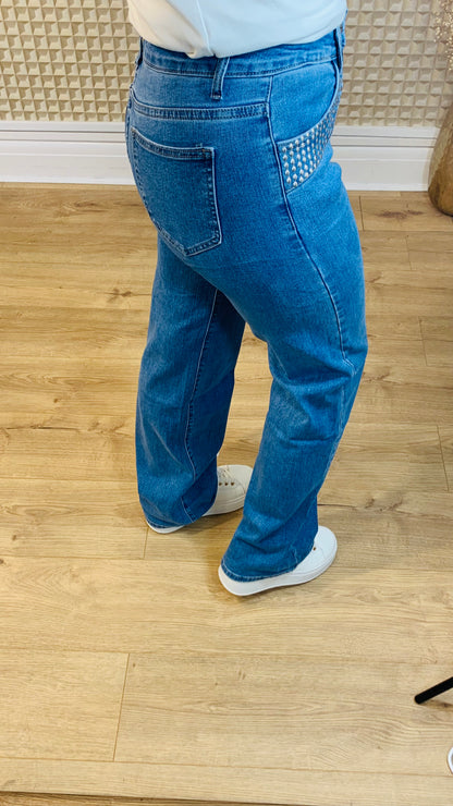 Stud Detail Jeans