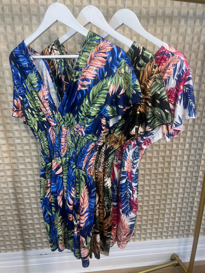 Leaf Slinky Playsuit