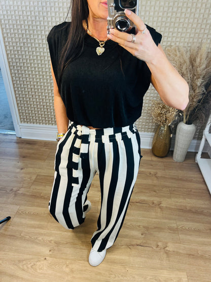 Bold Stripe Pants M/L