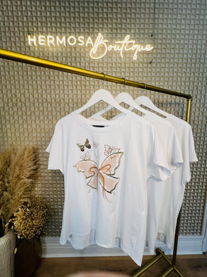 Butterfly tee