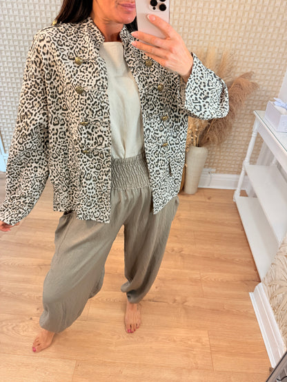 Lightweight Animal Military Jacket