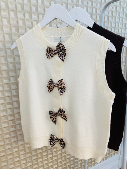 Leopard Bow Tank