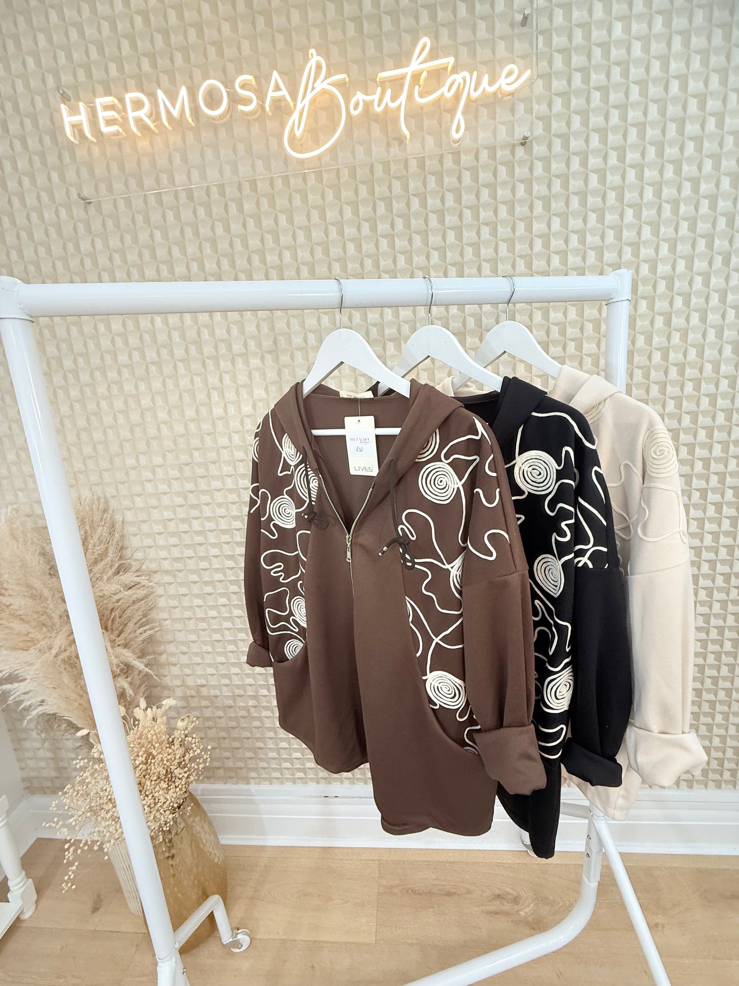 Swirl Hooded Jacket