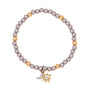 To The Stars & Moon Gold & Silver Bracelet