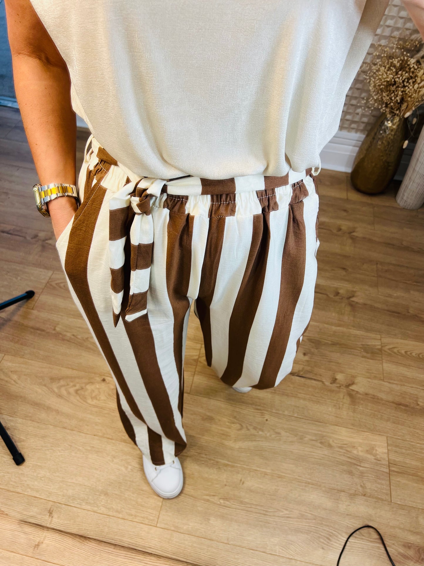 Bold Stripe Pants M/L