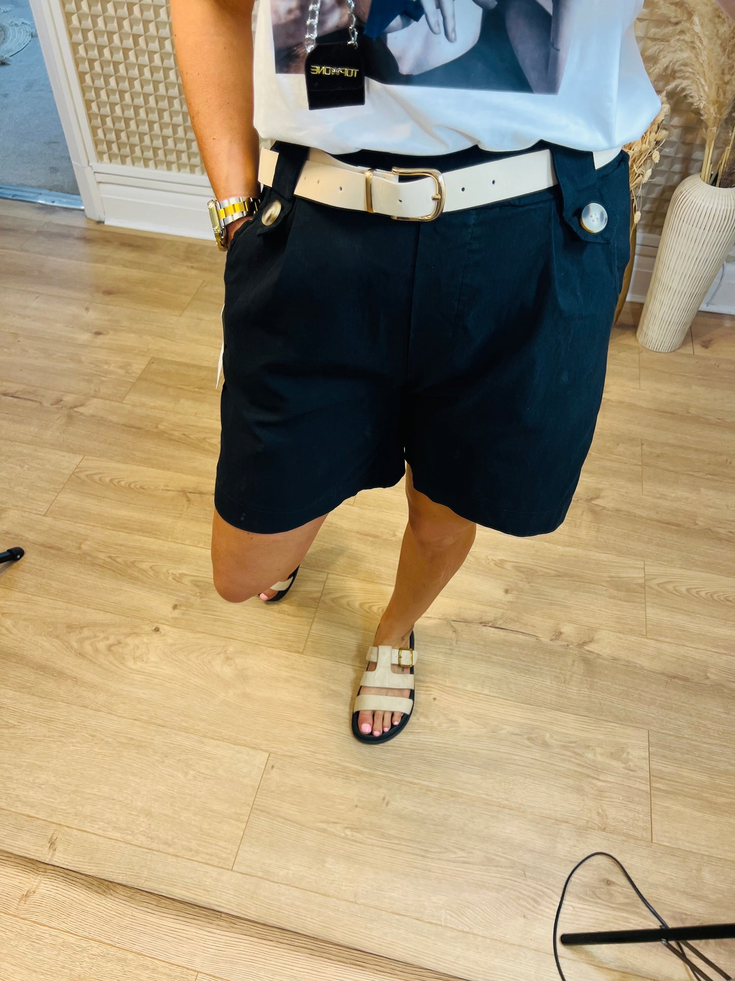 Belted Shorts