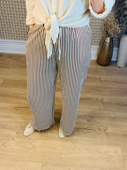 L/XL Stripey Palazzo fitting Upto 14/16
