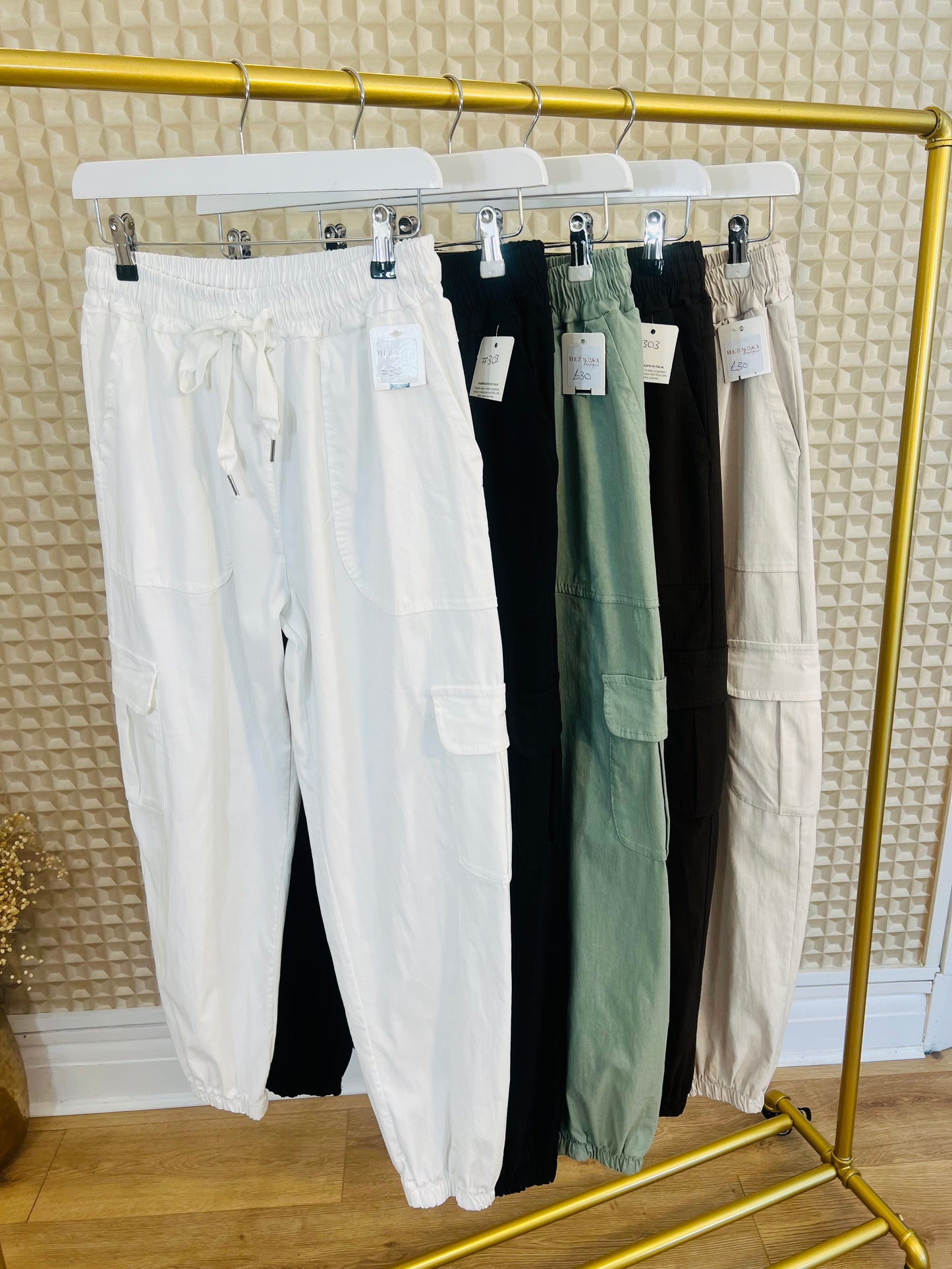 Cuffed Cargo Pants
