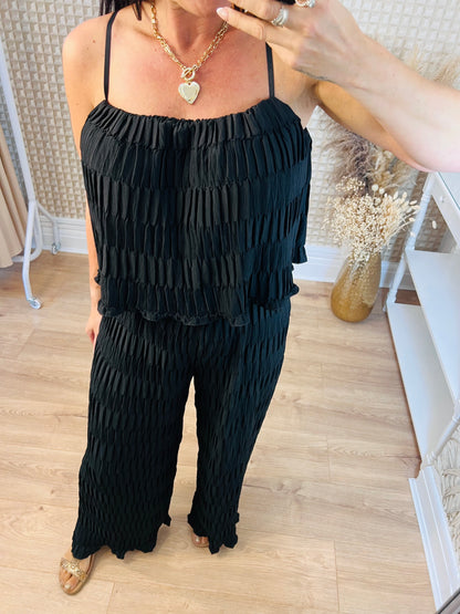 Box Pleat Jumpsuit