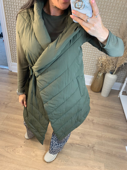 Fly Luxury Gilet Khaki