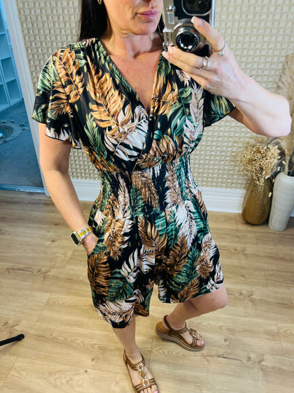 Leaf Slinky Playsuit