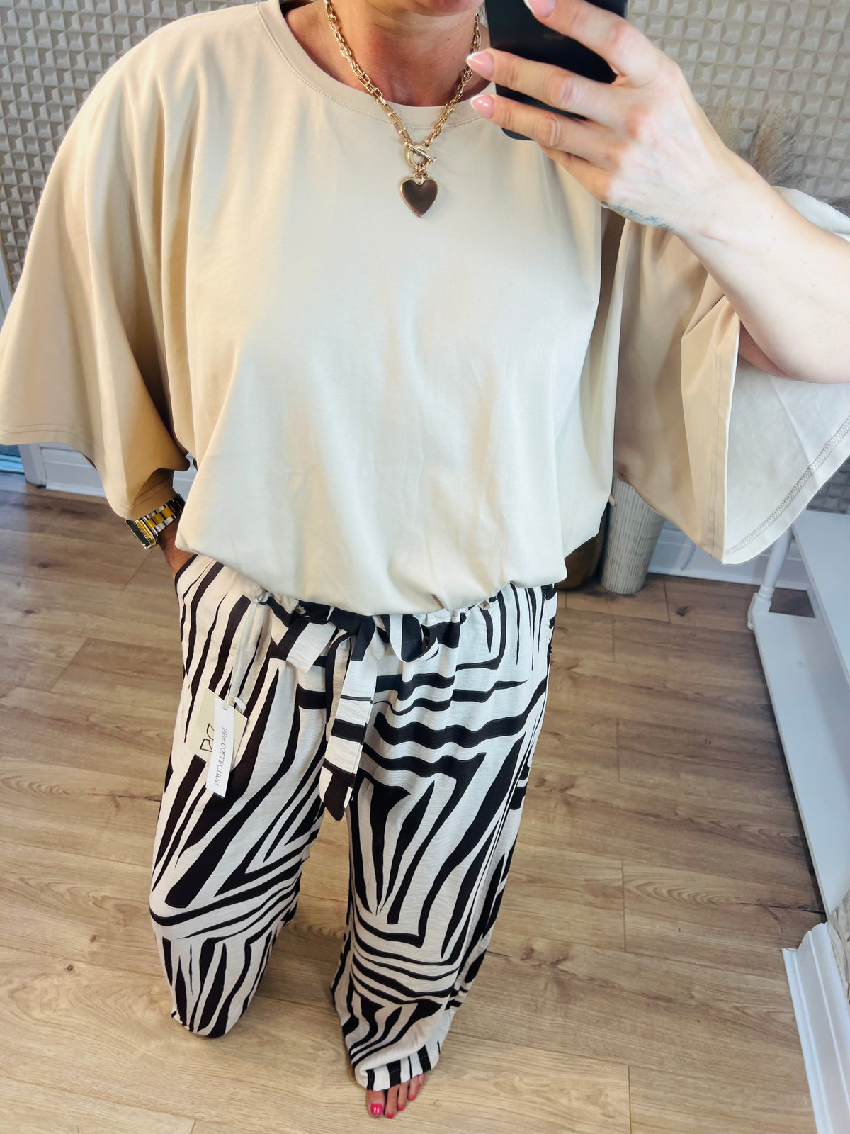 Lorene Bubble Hem Top