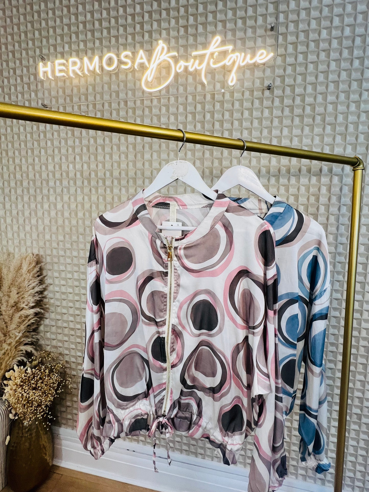 Circles Silk Jacket