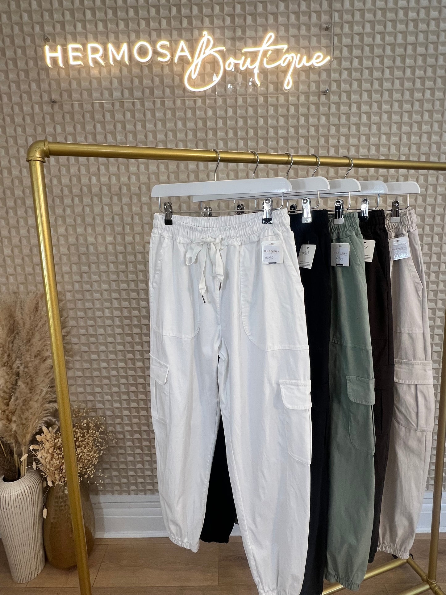 Cuffed Cargo Pants