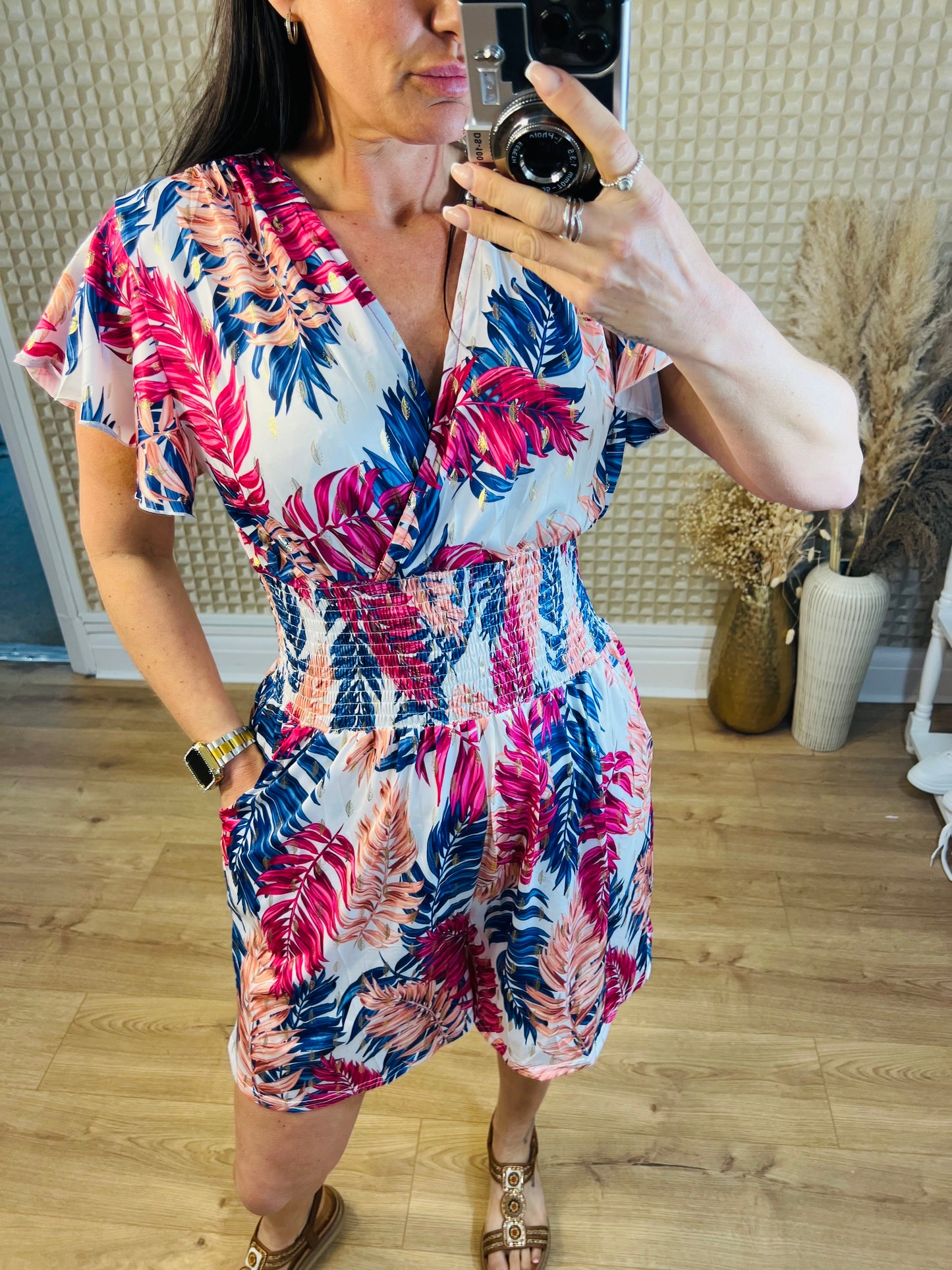 Leaf Slinky Playsuit
