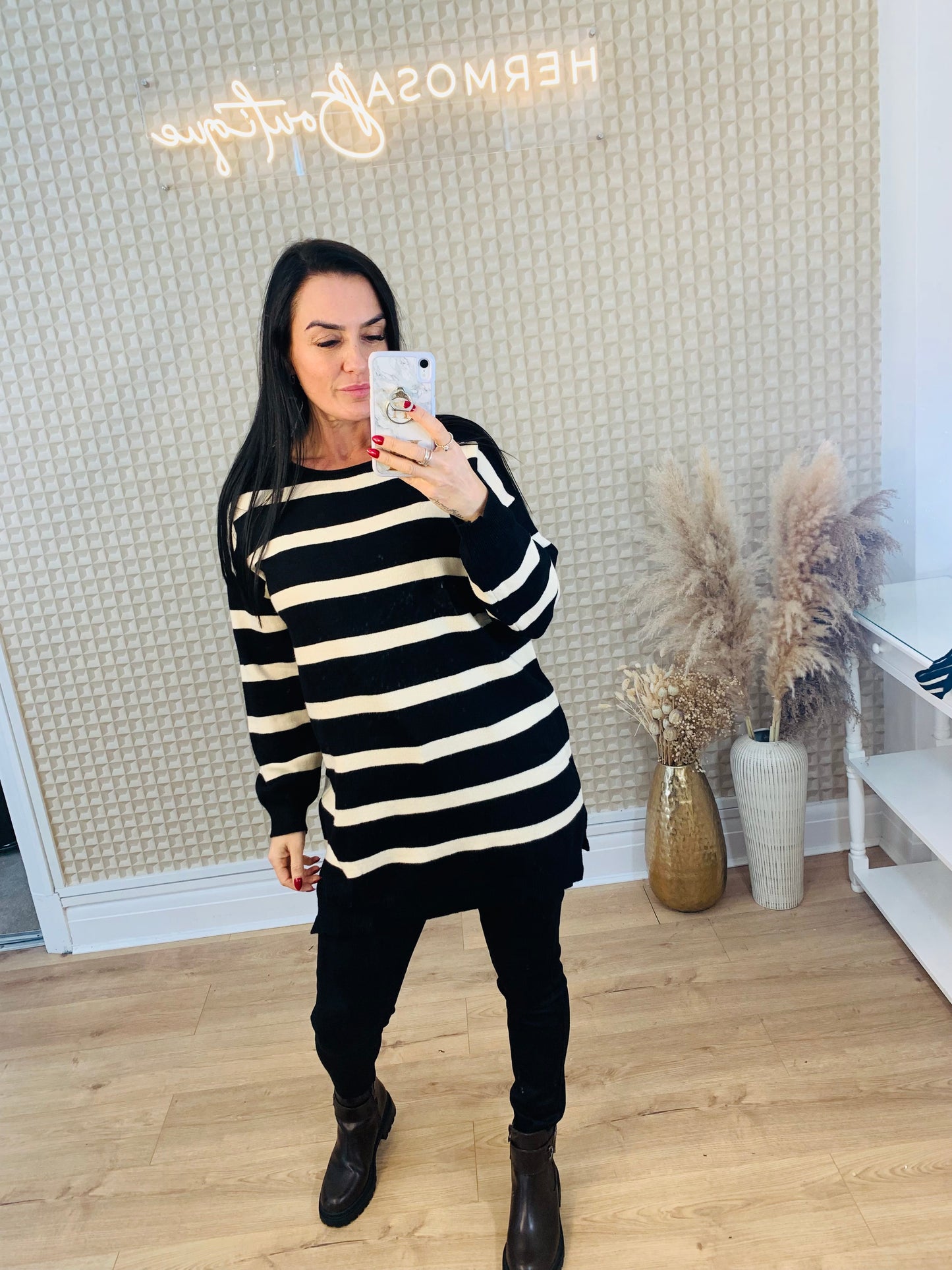Striped longline Jumper