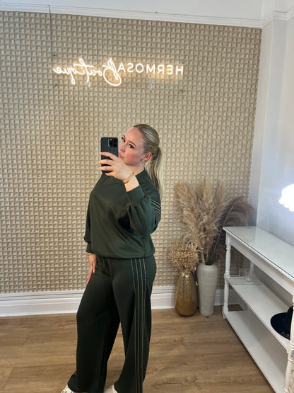 Gold Trim 2 Piece track suit