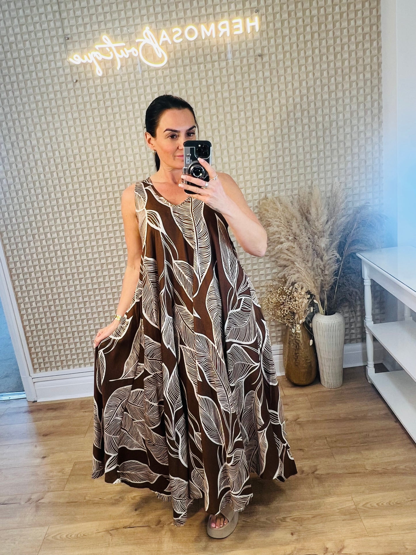 Sweet Miss Dress Brown