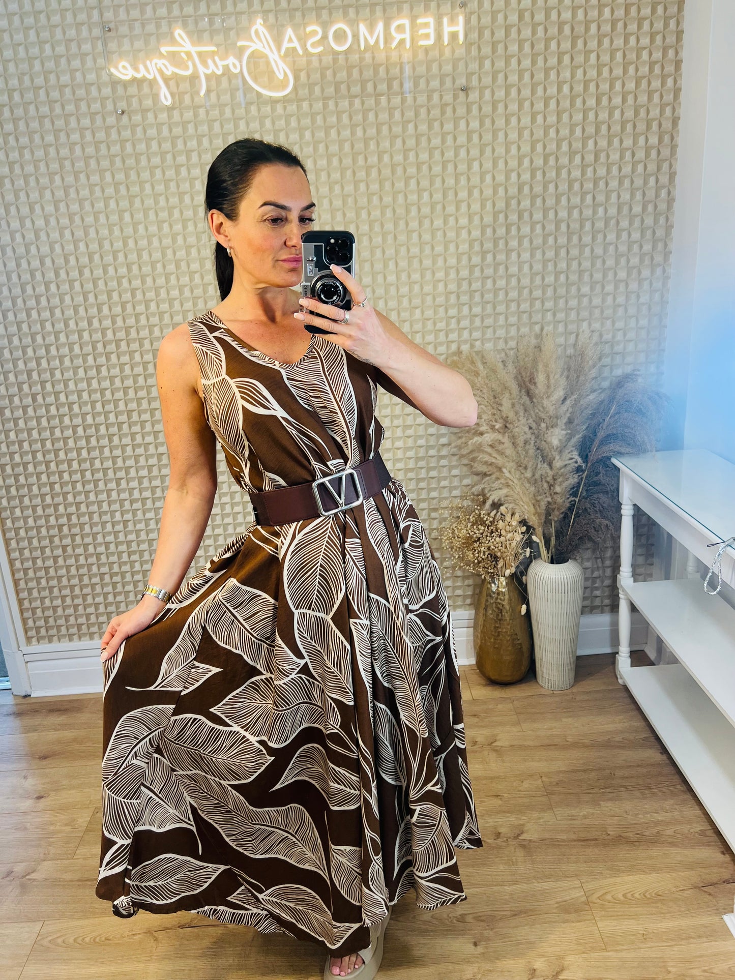 Sweet Miss Dress Brown