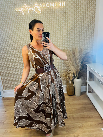 Sweet Miss Dress Brown