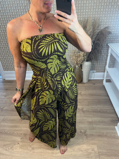 Insta Palm Jumpsuit