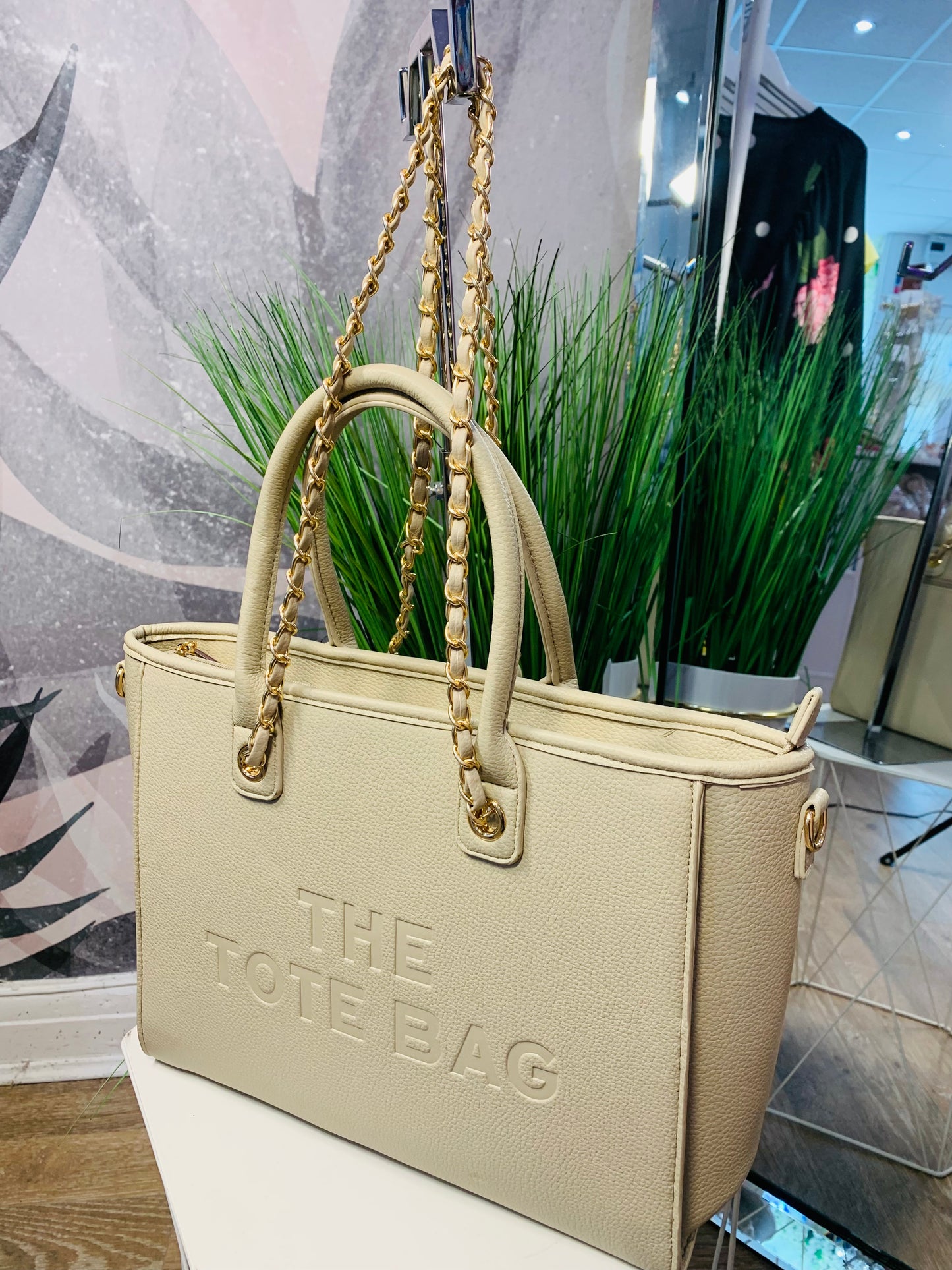 Tote Gold Chain Bag
