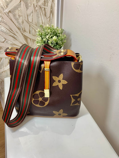 Brown Multi Cross Body