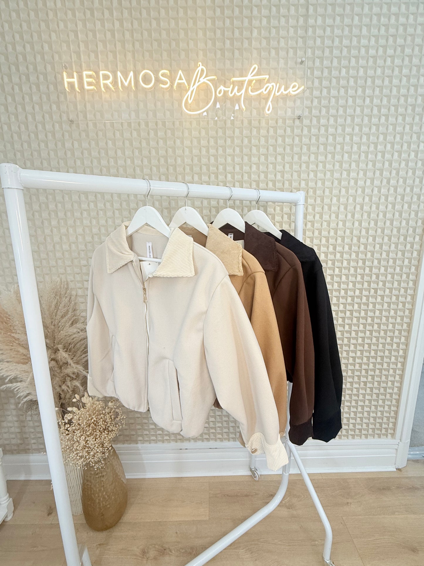 Cord Collar Bomber