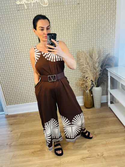 Brown Sweet Girl Jumpsuit