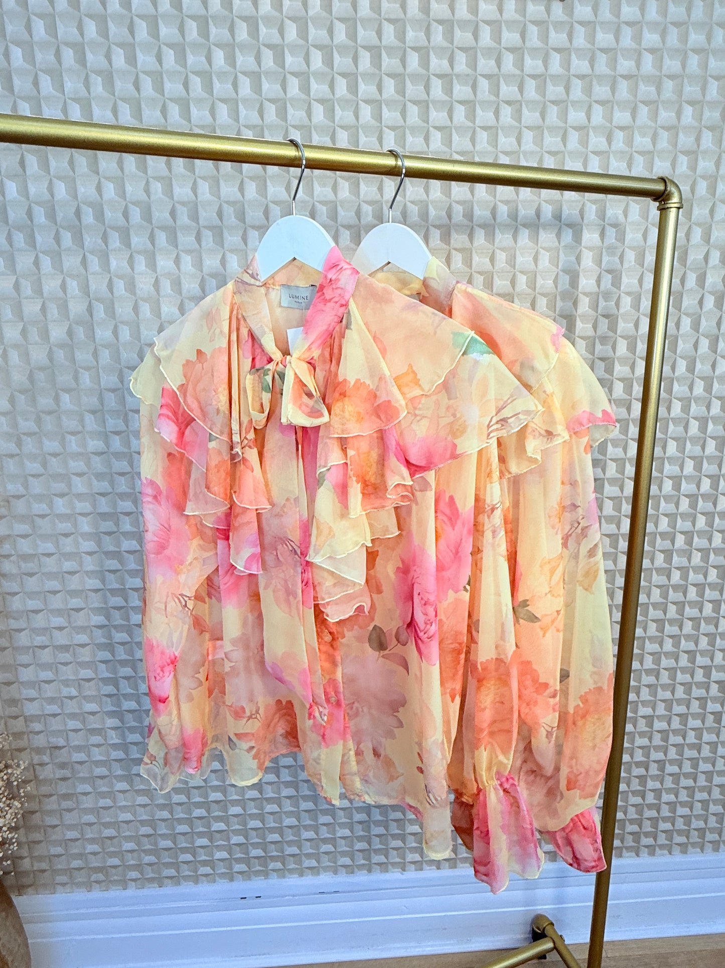 Lumine Pink Floral Blouse