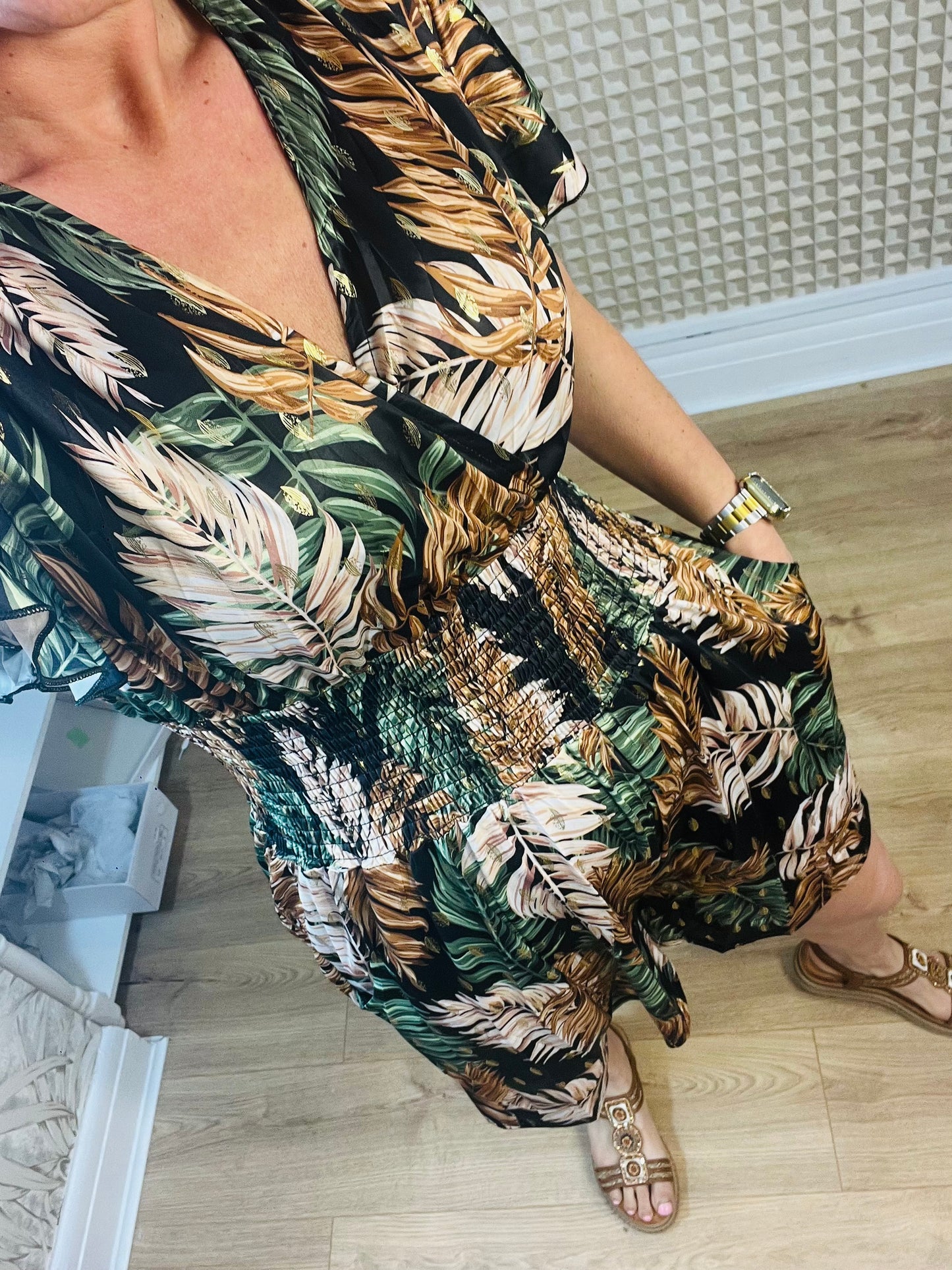 Leaf Slinky Playsuit
