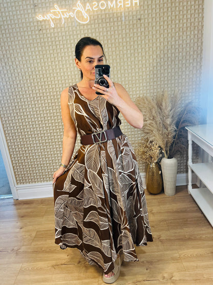 Sweet Miss Dress Brown