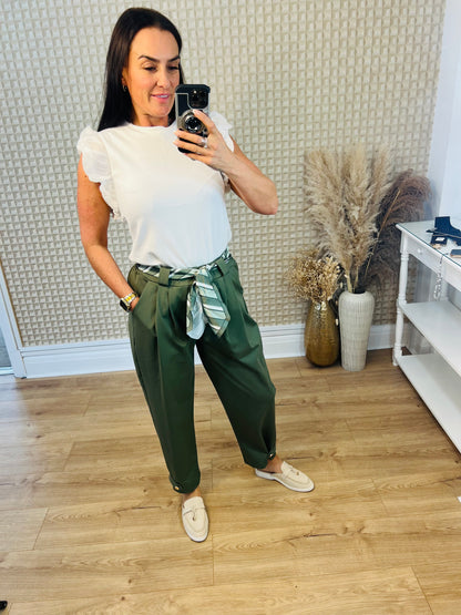 Scarf Belt Pants