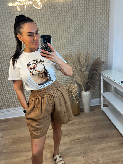 Broderie Anglaise Shorts