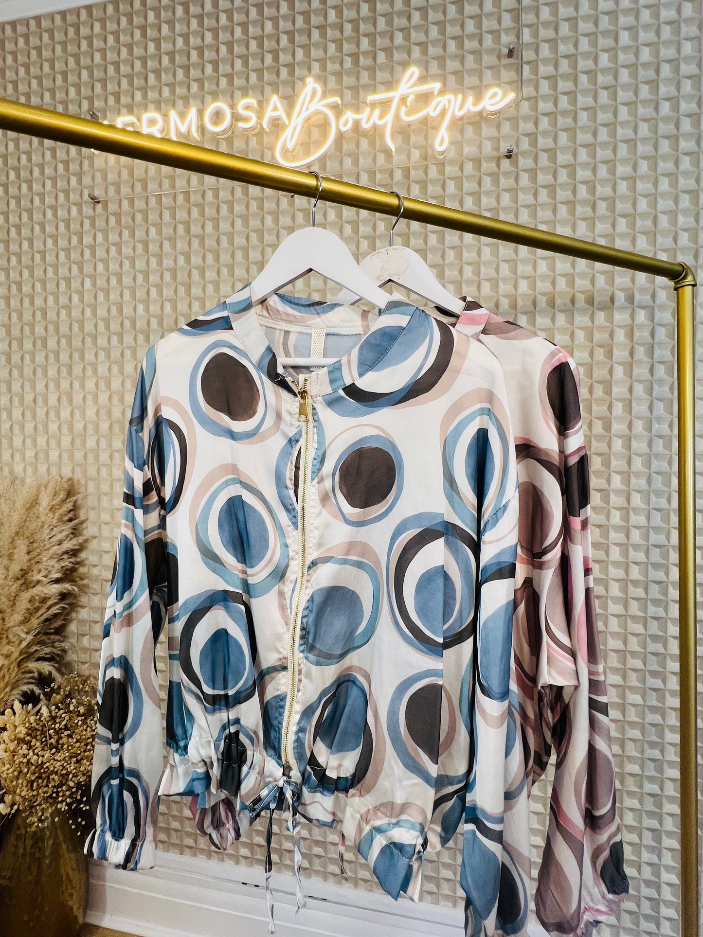 Circles Silk Jacket