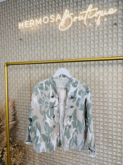 Military Style Camo Jacket