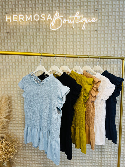 Diverse Shirred Top