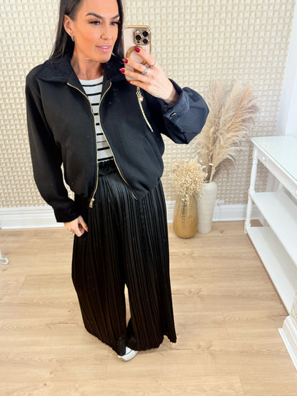 Cord Collar Bomber