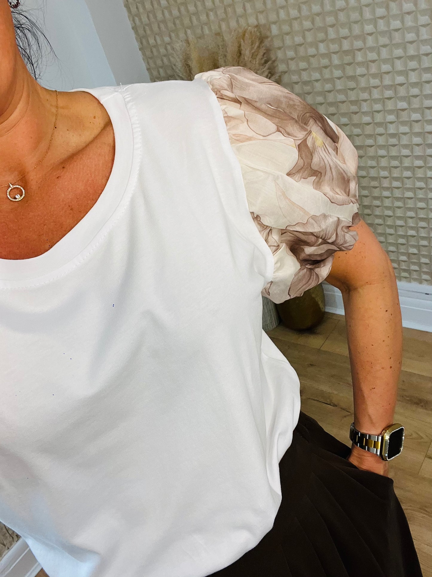 Print Sleeve Tee