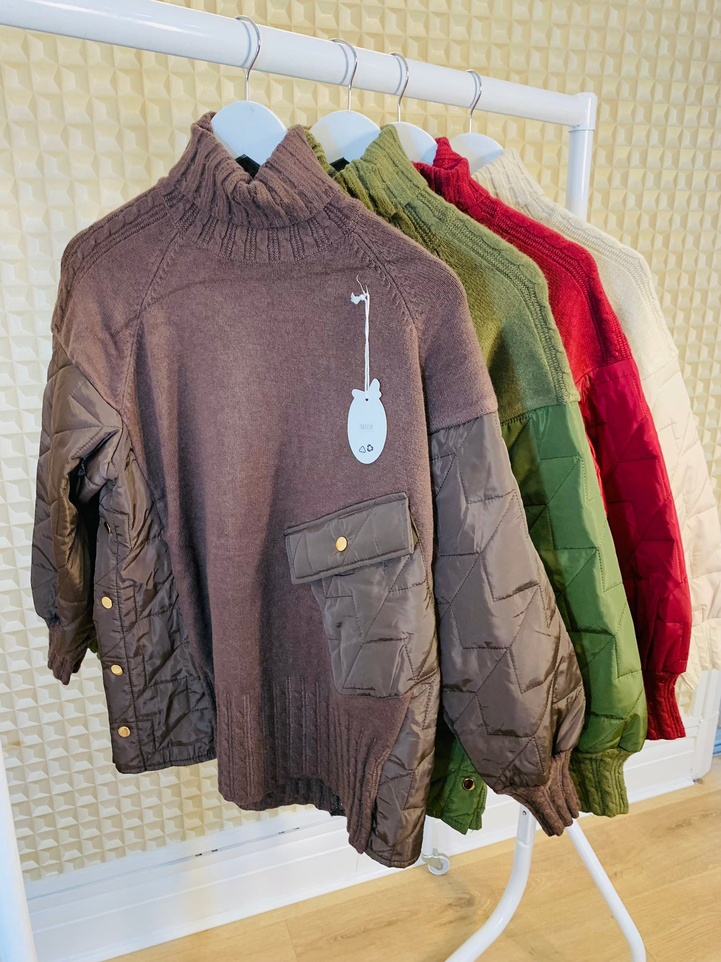 Quilted jumper